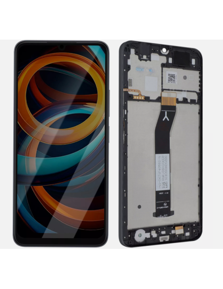 Pantalla para Mi Redmi A3/Poco C61 4G Con Marco Negro (Original Remanufacturada ) (Reserva antes de las 19h)
