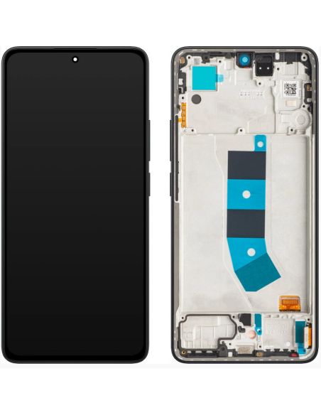 Pantalla para Mi Redmi Note 13 4G Con Marco Negro (Original Service Pack)