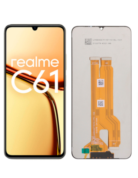 Pantalla para Realme C61/C63/N63 4G 2023 Sin Marco (Original Service Pack)