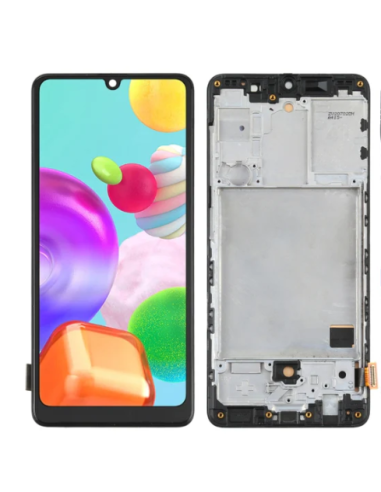 Pantalla para Samsung A41 Con Marco (OLED)