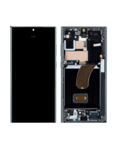 Pantalla para Samsung S23 Ultra Con Marco Gris (Original Service Pack) 2