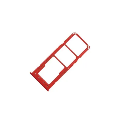 Bandeja SIM/SD para Samsung A10 /A105 Roja