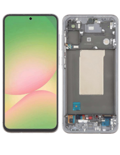 Pantalla para Samsung A566 (A56 5G 2025) Con Marco Rosa (Original Service Pack)