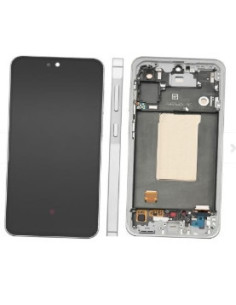 Pantalla para Samsung A566 (A56 5G 2025) Con Marco Gris (Original Service Pack)