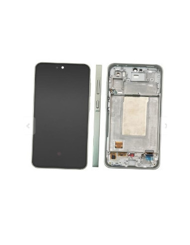 Pantalla para Samsung A366 (A36 5G 2025) Con Marco Verde (Original Service Pack)