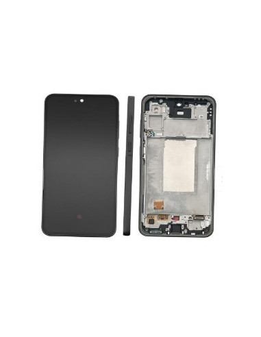 Pantalla para Samsung A366 (A36 5G 2025) Con Marco Negro (Original Service Pack)