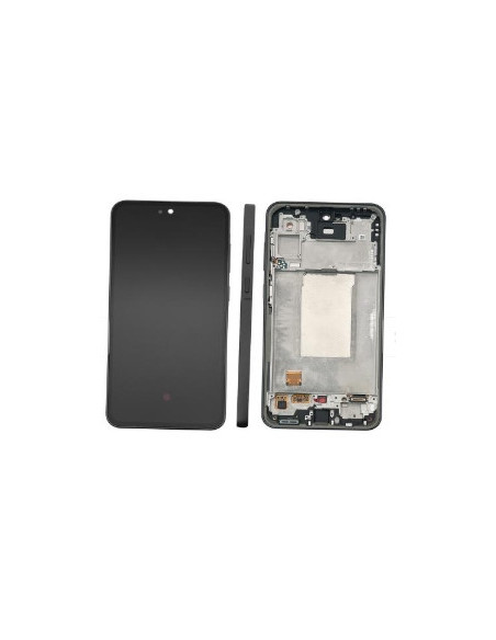 Pantalla para Samsung A366 (A36 5G 2025) Con Marco Negro (Original Service Pack)