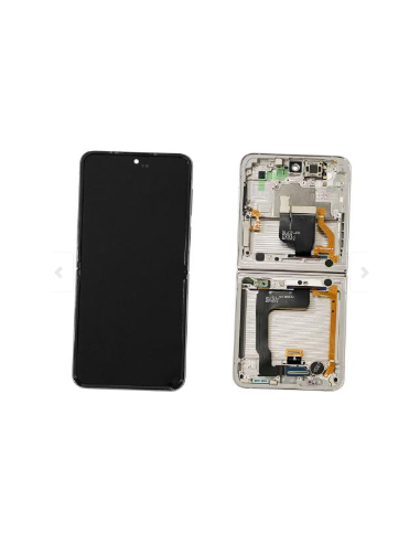 Pantalla completa para Samsung Galaxy Z Flip 4 5G / F721 Interna GRIS (Original RENOVADO)