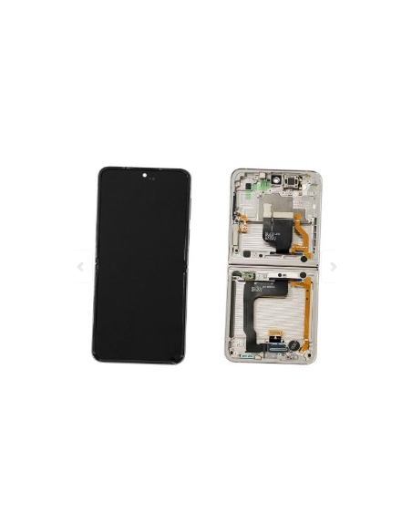Pantalla completa para Samsung Galaxy Z Flip 4 5G / F721 Interna GRIS (Original RENOVADO)
