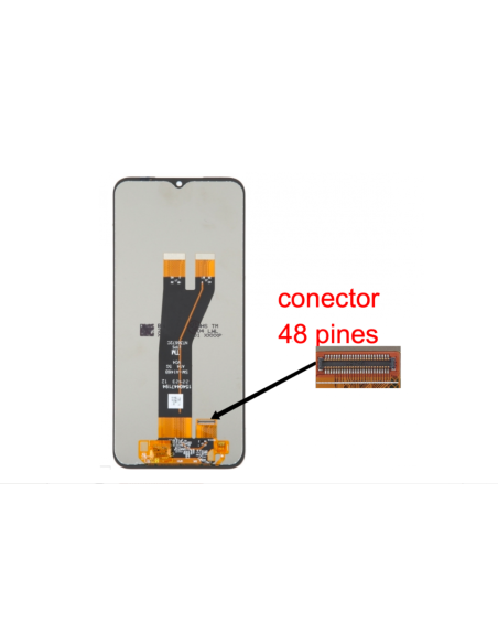 Eu_Pantalla para Samsung A146B/A145F (A14 5G/4G 2023) Sin Marco (Original Service Pack) Fabricado Europa