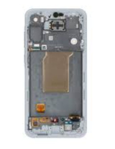 Pantalla para Samsung A55 5G(A556) Con Marco Azul Claro (Original Service Pack)