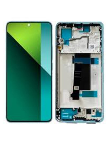 Pantalla Redmi Note 13 Pro 5G Con Marco VERDE (Original Service Pack)