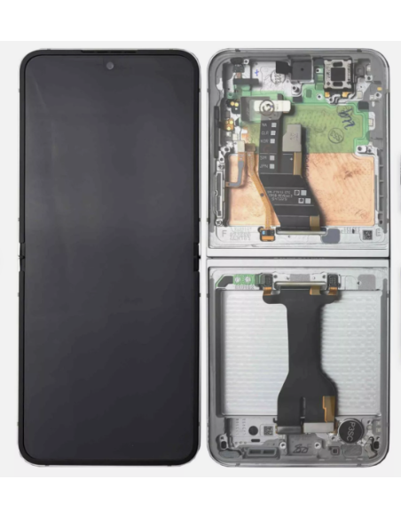Pantalla para Samsung Z Flip 6/F741 Con Marco Interna Gris (Original Service Pack)