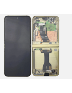 Pantalla para Samsung Z Flip 6/F741 Con Marco Interna Amarillo (Original Service Pack)