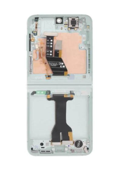 Pantalla para Samsung Z Flip 6/F741 Interna Con Marco Blanco (Original Service Pack)