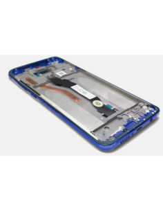 Pantalla Redmi Note 8 Pro Con Marco Azul (Original Service Pack)
