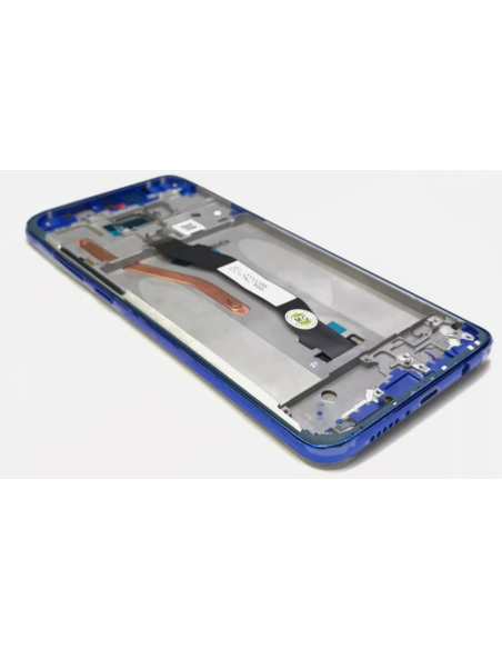 Pantalla Redmi Note 8 Pro Con Marco Azul (Original Service Pack)