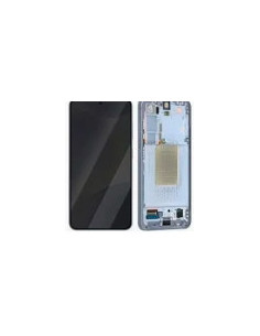 Pantalla para Samsung S24 Plus Con Marco Azul (Original Service Pack)
