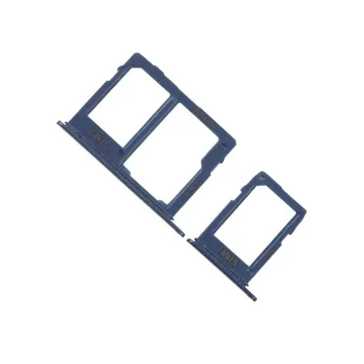 Bandeja SIM/SD para Samsung A6 A600 / A6 Plus 2018 A605 Azul ( conjunto de 2 bandejas )