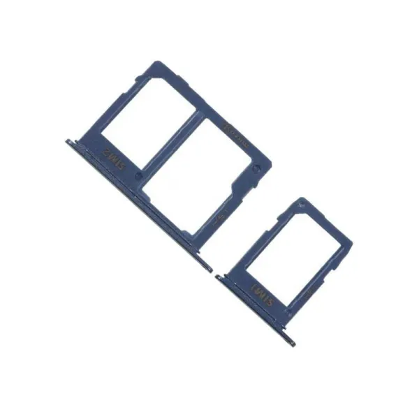 Bandeja SIM/SD para Samsung A6 A600 / A6 Plus 2018 A605 Azul ( conjunto de 2 bandejas )