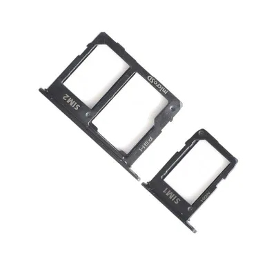 Bandeja SIM/SD para Samsung A6 A600 / A6 Plus 2018 A605 Negra( conjunto de 2 bandejas )