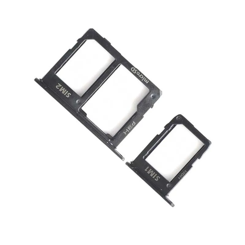 Bandeja SIM/SD para Samsung A6 A600 / A6 Plus 2018 A605 Negra( conjunto de 2 bandejas )