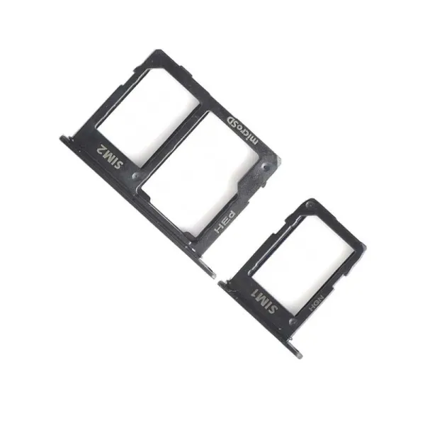 Bandeja SIM/SD para Samsung A6 A600 / A6 Plus 2018 A605 Negra( conjunto de 2 bandejas )