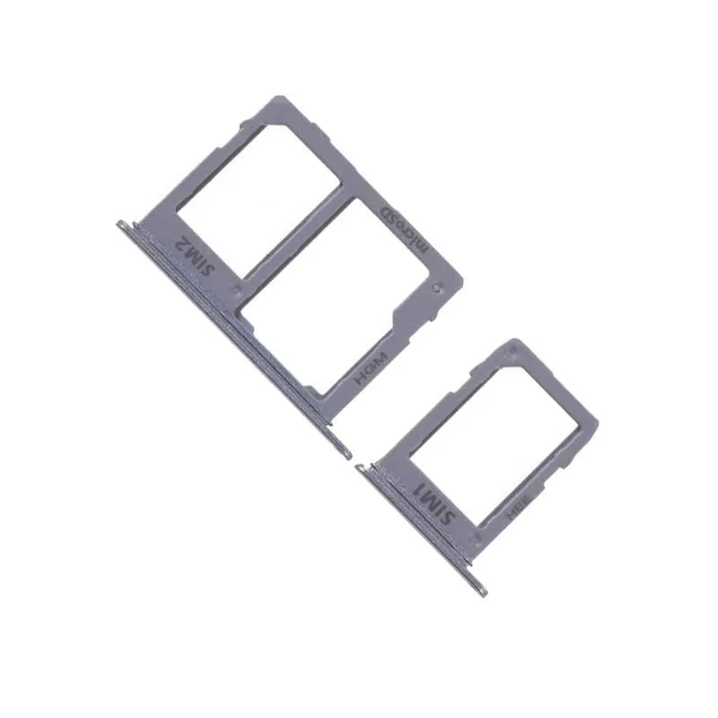 Bandeja SIM/SD para Samsung A6 A600 / A6 Plus 2018 A605 Plata( conjunto de 2 bandejas )