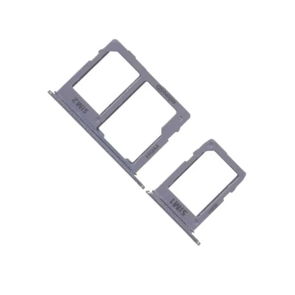 Bandeja SIM/SD para Samsung A6 A600 / A6 Plus 2018 A605 Plata( conjunto de 2 bandejas )