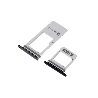 Bandeja SIM/SD para Samsung A8 2018 A530 / A8 Plus A730 Negra