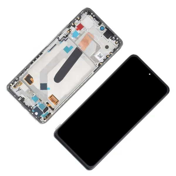 Pantalla para Xiaomi Mi 11X Pro / Xiaomi Mi 11i /POCO F3 5G 2021 Con Marco Blanco (Original Service Pack)