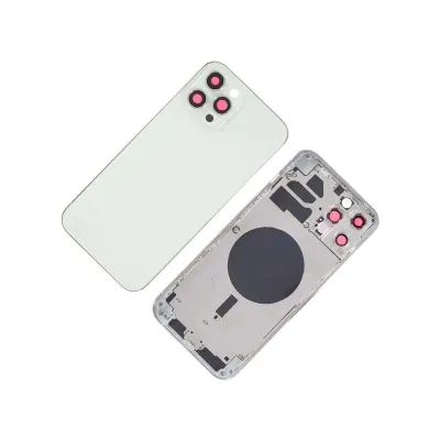 Chasis con Tapa Trasera para iPhone 12 Pro Max Blanco