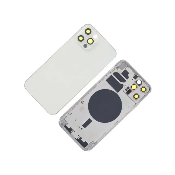 Chasis con Tapa Trasera para iPhone 12 Pro Blanco