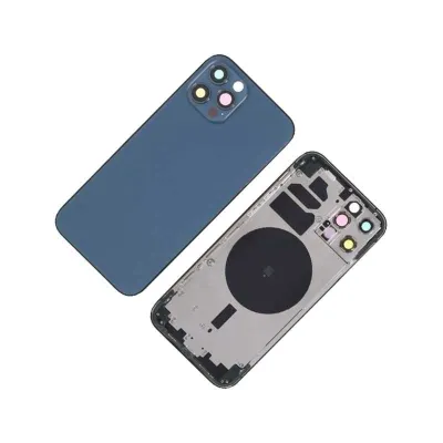 Chasis con Tapa Trasera para iPhone 12 Pro Azul