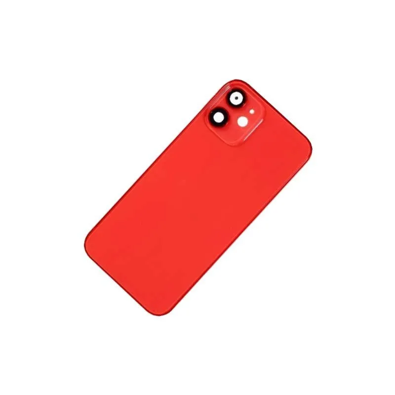 Chasis con Tapa Trasera para iPhone 12 Mini Rojo