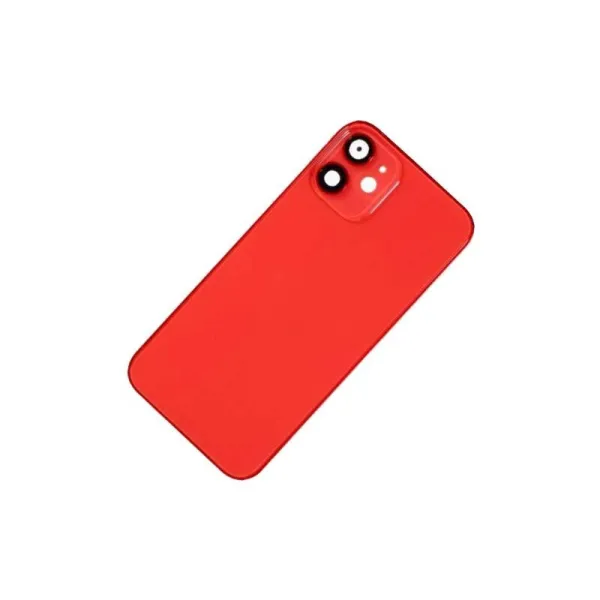 Chasis con Tapa Trasera para iPhone 12 Mini Rojo