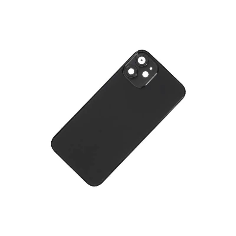 Chasis con Tapa Trasera para iPhone 12 Mini Negro