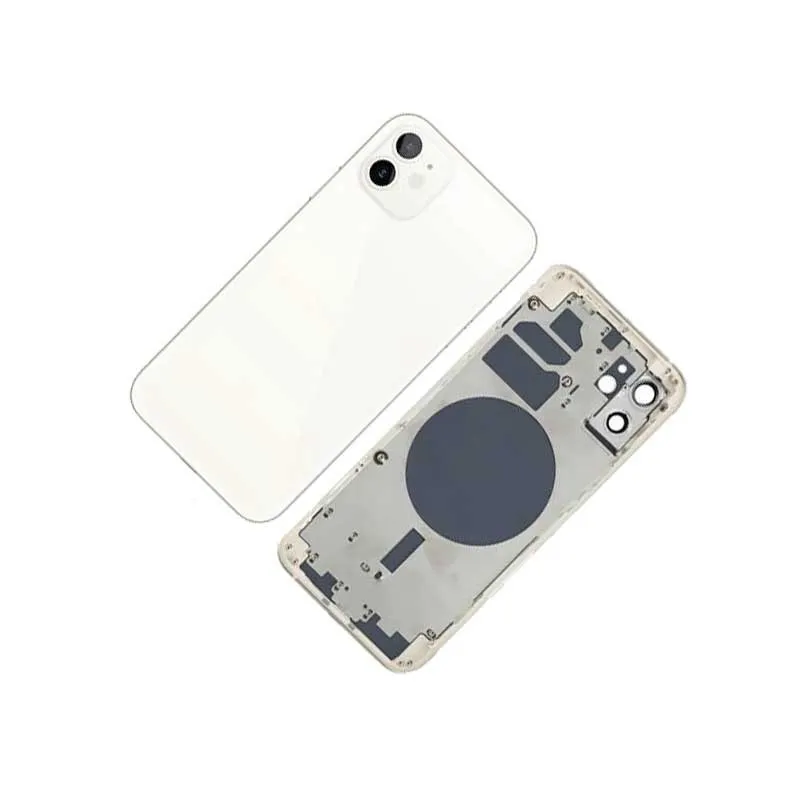 Chasis con Tapa Trasera para iPhone 12 Blanco