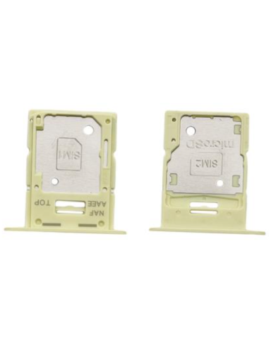 Bandejaa de tarjeta SIM /SD para Samsung Galaxy A15 5G A156 Amarilla