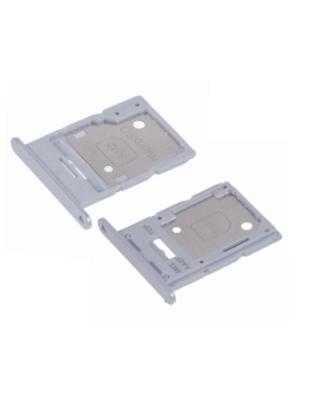 Bandejaa de tarjeta SIM /SD para Samsung Galaxy A15 5G A156 Plata