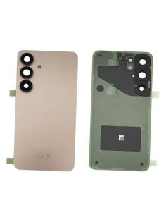 Tapa Trasera con Lentes para Samsung Galaxy S25 SM-S931 Oro/Rosa