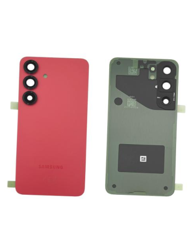 Tapa Trasera con Lentes para Samsung Galaxy S25 SM-S931 Rojo