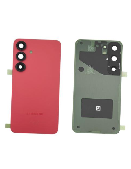 Tapa Trasera con Lentes para Samsung Galaxy S25 SM-S931 Rojo