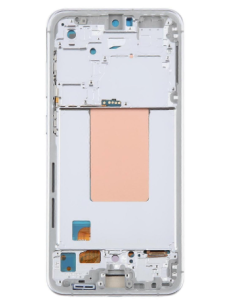Pantalla completa para Samsung Galaxy S24 FE con Marco Blanco