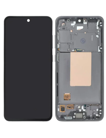 Pantalla completa para Samsung Galaxy S24 FE con Marco Negro