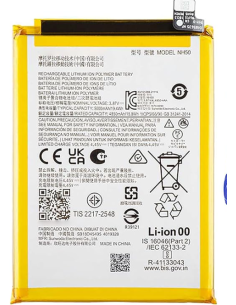 Batería NH50 para Moto G22 / E32 / E32s / E13 / G13 / G53 De 5000mAh