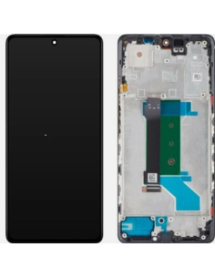 Pantalla Completa LCD Y Táctil para Xiaomi Redmi Note 12 Pro Plus 5G Con Marco – Negro (Service Pack)
