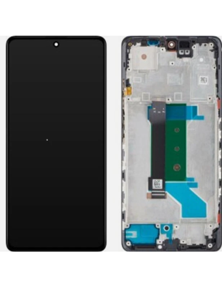 Pantalla Completa LCD Y Táctil para Xiaomi Redmi Note 12 Pro Plus 5G Con Marco – Negro (Service Pack)