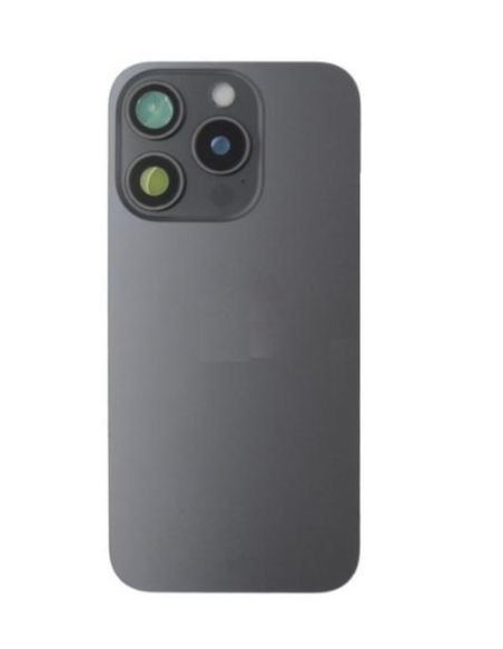 Chasis con tapa trasera para  iPhone 15 Pro Con Lente de Camara Negro+Magsafe