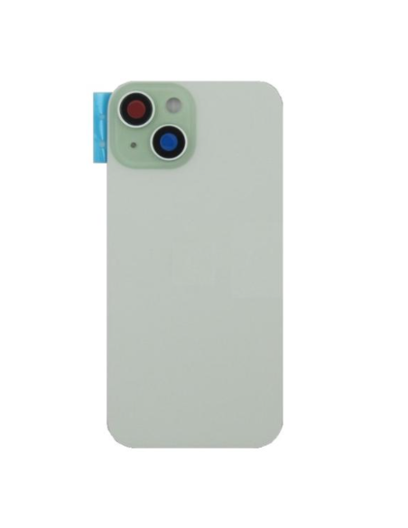 Chasis con tapa trasera para  iPhone 15 Con Lente de Camara Verde+Magsafe